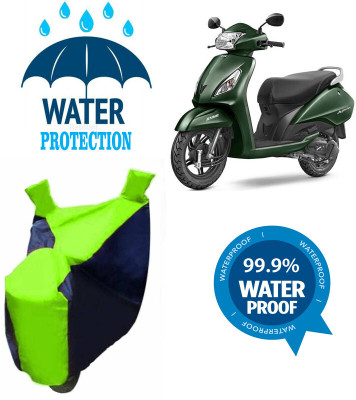 Mdstar Waterproof Two Wheeler Cover for TVS(Jupiter classic, Multicolor)