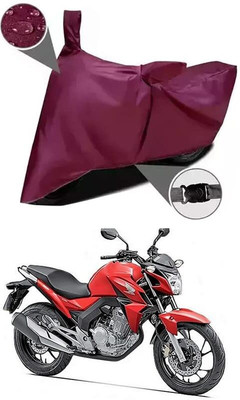 AASHTIK MART Two Wheeler Cover for Honda(CB Shine SP, Maroon)