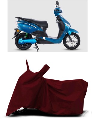 VESMEI Two Wheeler Cover for Hero(Electric Optima DX BS6, Red)