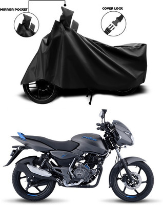 DeepShakshi AUTOMOTIVE Two Wheeler Cover for Bajaj(Pulsar 125, Black)