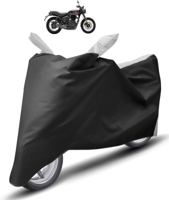 Caronix Two Wheeler Cover for Royal Enfield(Hunter 350, Grey)