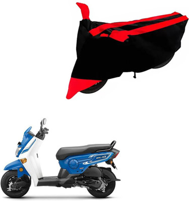 DeepShakshi AUTOMOTIVE Waterproof Two Wheeler Cover for Honda(Cliq, Black, Red)