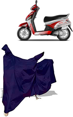 Amexride Two Wheeler Cover for Mahindra(Gusto Electric, Blue)