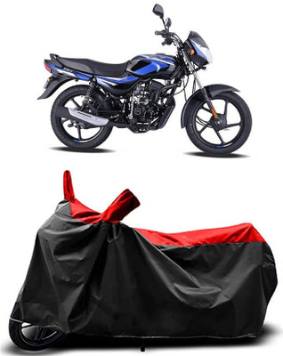 MMSSTAR Waterproof Two Wheeler Cover for Bajaj(CT100, Red)
