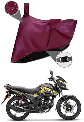 KEDIT Two Wheeler Cover for Honda(CB Shine SP, Maroon)