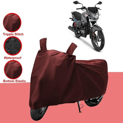 HWSXQAE Two Wheeler Cover for Universal For Bike(New Glamour, Maroon)