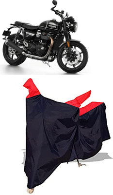 Amexride Two Wheeler Cover for Triumph(Speed Twin, Black)