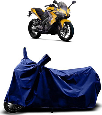 VESMEI Two Wheeler Cover for Bajaj(Pulsar SS400 BS6, Blue)
