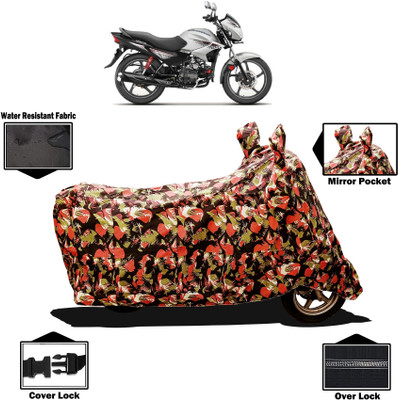 Amexride Two Wheeler Cover for Hero(Glamour Programmed FI BS6, Multicolor)