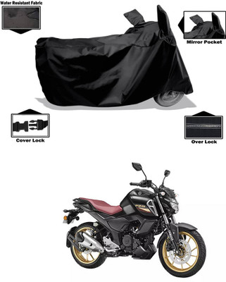 PAGORA Waterproof Two Wheeler Cover for Yamaha(FZ S FI New, Black)