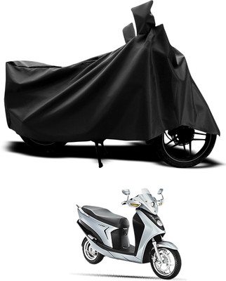 CODOKI Waterproof Two Wheeler Cover for Hero(Leap Hybrid SES, Black)