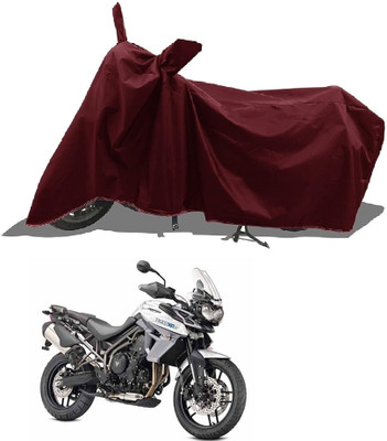 DeepShakshi AUTOMOTIVE Waterproof Two Wheeler Cover for Kawasaki(Z750, Maroon)