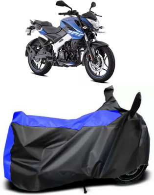 Mdstar Waterproof Two Wheeler Cover for Bajaj(Pulsar 200 NS DTS-i, Blue, Black)