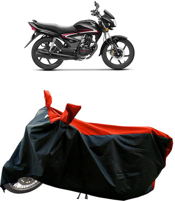 KEDIT Two Wheeler Cover for Honda(CB, Red, Black)