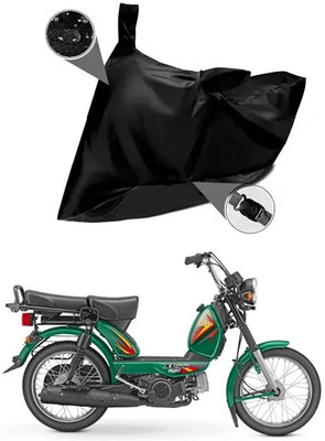 AASHTIK MART Two Wheeler Cover for TVS(XL 100 Heavy Duty, Black)