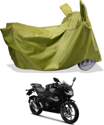 Amexride Two Wheeler Cover for Suzuki(Gixxer SF 150, Maroon)