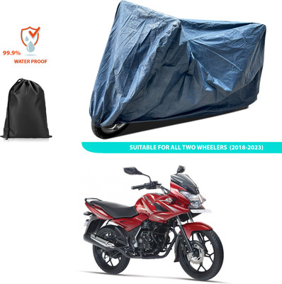 CODOKI Waterproof Two Wheeler Cover for Bajaj(Discover 150 f, Blue)