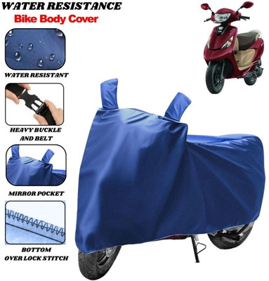 SRP PRODUCT Waterproof Two Wheeler Cover for TVS(Scooty Zest, Blue)