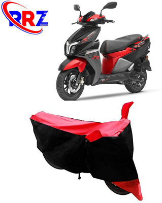 AutoGalaxy Waterproof Two Wheeler Cover for TVS(NTORQ, Black, Red)