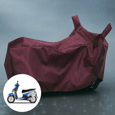CODOKI Waterproof Two Wheeler Cover for Mahindra(Gusto Electric, Maroon)