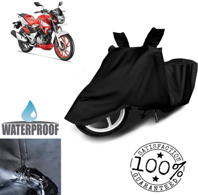 Autoinnovation Waterproof Two Wheeler Cover for Hero(Xtreme 200S, Black)