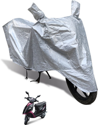 Euro Care Waterproof Two Wheeler Cover for TVS(Streek, Silver)
