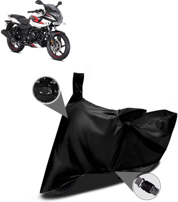 PAGORA Waterproof Two Wheeler Cover for Bajaj(Pulsar 220F, Black)