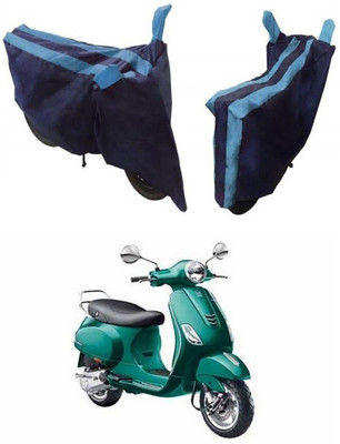 Mdstar Waterproof Two Wheeler Cover for Piaggio(Vespa VXL, Blue)