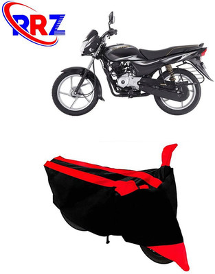 RRZ Waterproof Two Wheeler Cover for Bajaj(Platina, Black, Red)