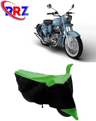 RRZ Waterproof Two Wheeler Cover for Royal Enfield(Squadron Blue, Black, Green)