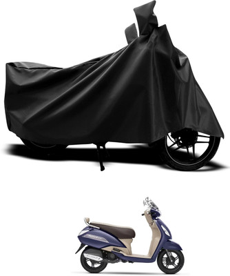 PAGORA Waterproof Two Wheeler Cover for TVS(Jupiter classic, Black)