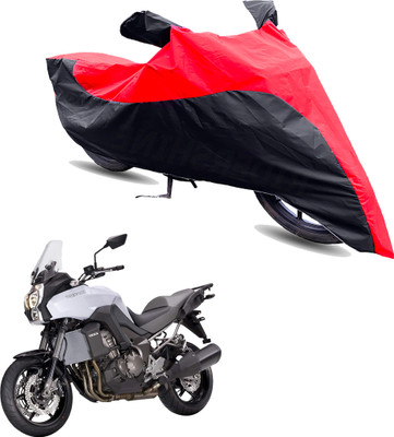 Motodreka Two Wheeler Cover for Kawasaki(Versys 1000, Red, Black)