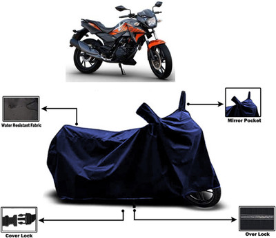 Amexride Two Wheeler Cover for Hero(Xtreme 200R, Blue)