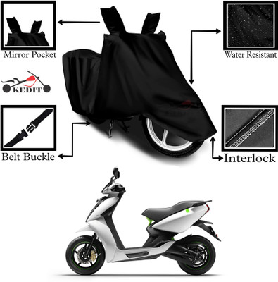 KEDIT Two Wheeler Cover for Ather(450 X, Black)
