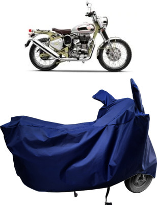 Amexride Two Wheeler Cover for Royal Enfield(Bullet Trials 500, Blue)