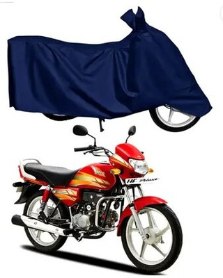 Tritika Waterproof Two Wheeler Cover for Hero(HF Deluxe, Blue)