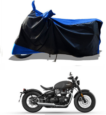 AESTRYD Two Wheeler Cover for Triumph(Bonneville Bobber BS6, Blue)