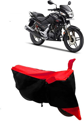 DeepShakshi AUTOMOTIVE Two Wheeler Cover for Hero(CBZ, Red, Black)