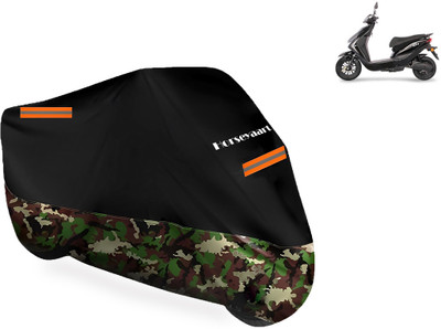 Horseyaart Waterproof Two Wheeler Cover for Ampere(Reo Elite BS6, Multicolor)