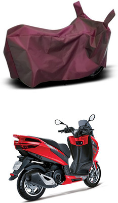 Mdstar Waterproof Two Wheeler Cover for Aprilia(SXR 160, Maroon)
