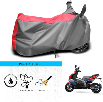 SnehaSales Waterproof Two Wheeler Cover for TVS(Creon, Grey, Red)