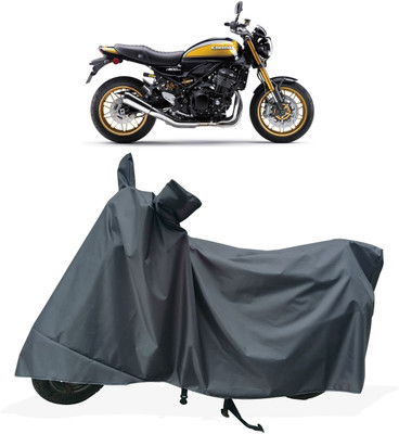 Tricway Two Wheeler Cover for Kawasaki(Z900RS BS6, Grey)