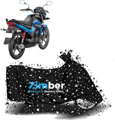 ZIMBER Two Wheeler Cover for Hero(Splendor I Smart, Black)