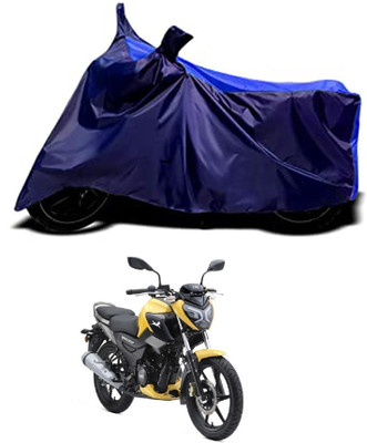 Mdstar Waterproof Two Wheeler Cover for TVS(Raider, Blue)