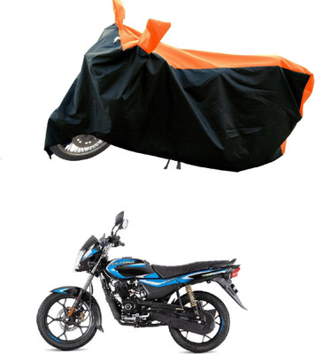 DeepShakshi AUTOMOTIVE Two Wheeler Cover for Bajaj(Platina 110 H-Gear BS6, Orange)