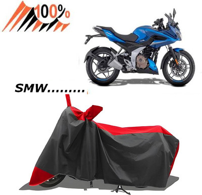 smwzxyu Waterproof Two Wheeler Cover for Bajaj(Pulsar 250, Red)