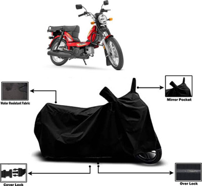 KEDIT Two Wheeler Cover for TVS(XL 100 Heavy Duty, Black)