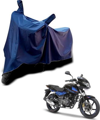 KEDIT Two Wheeler Cover for Bajaj(Pulsar 150 DTS-i, Blue)