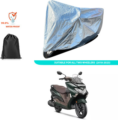 CODOKI Waterproof Two Wheeler Cover for Suzuki(Burgman Street, Silver)