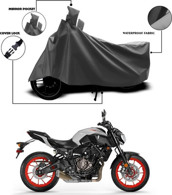 ANTHUB Waterproof Two Wheeler Cover for Yamaha(Grey)